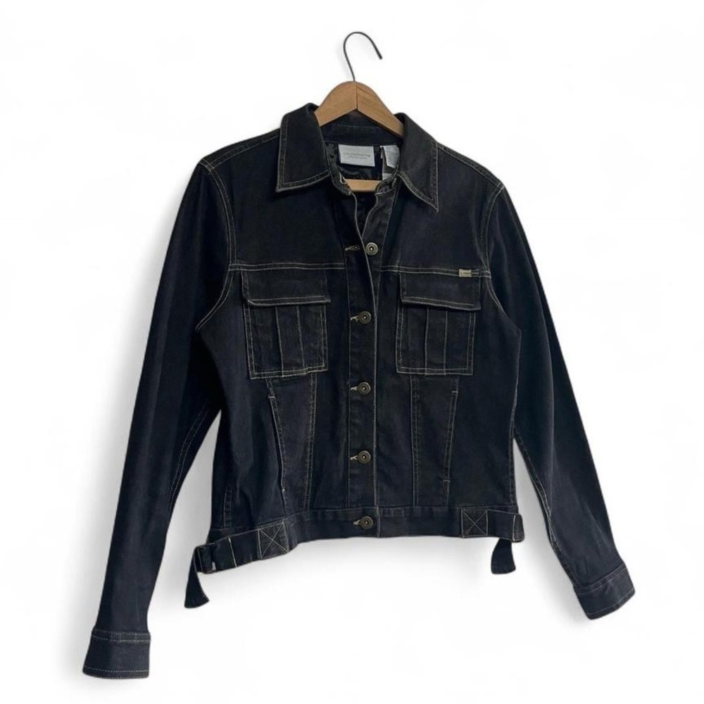 Liz Claiborne Lizwear Jeans dark denim jacket